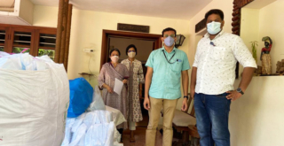 ppkit & n95 mask handed over to Kottayam medical collage covid care
