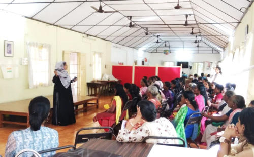 Women empowerment lead by Ms. Shamla followed by interactive sessions & games at kasturba